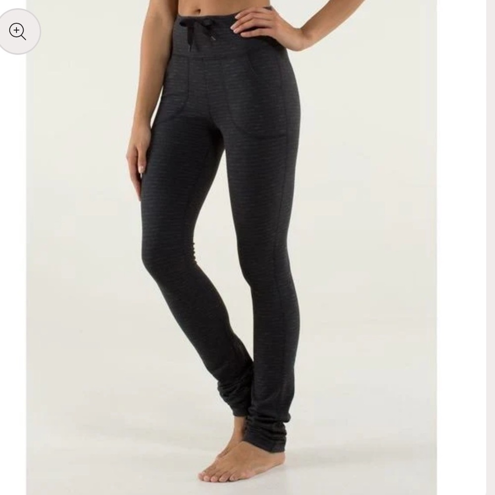 lululemon athletica Black Heather Skinny Pants